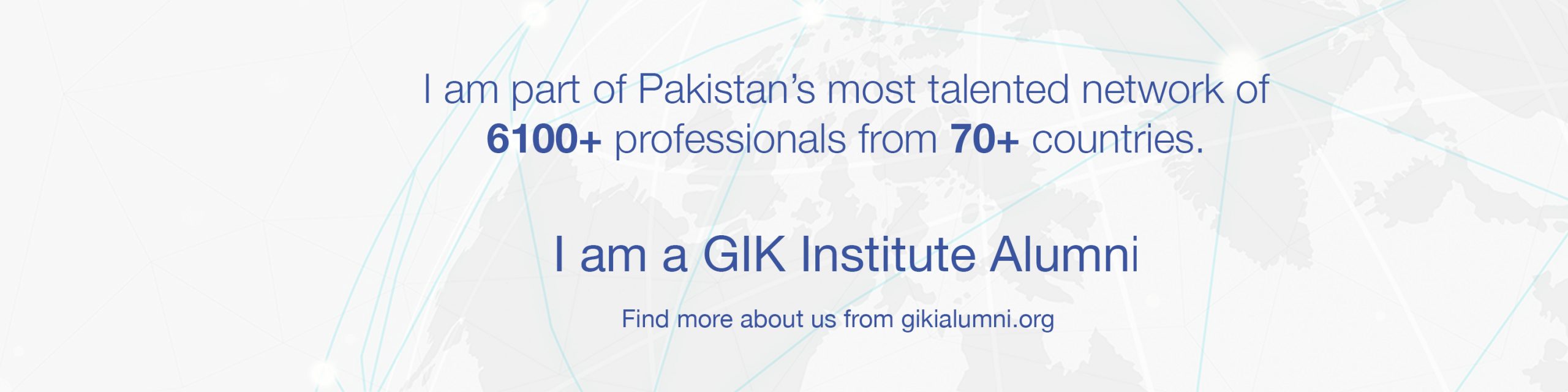 A LinkedIn Cover Photo that highlights the pride that the GIKIAA network holds